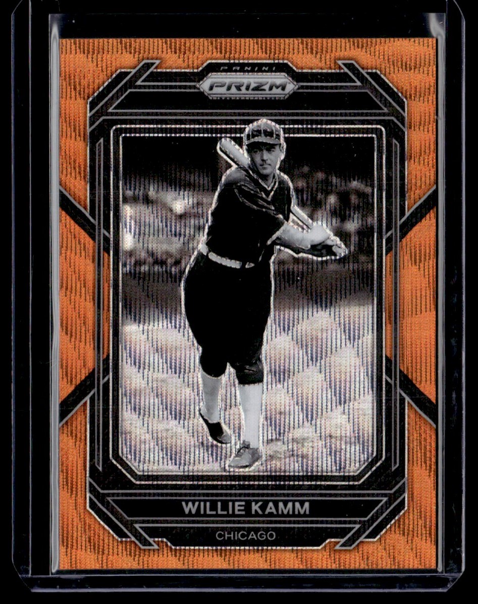 2023 Panini Prizm Orange Wave Willie Kamm #229 card front image