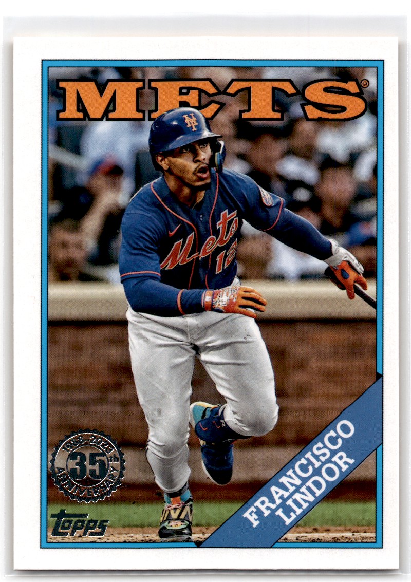 2023 Topps 1988 35th Anniversary Francisco Lindor New York