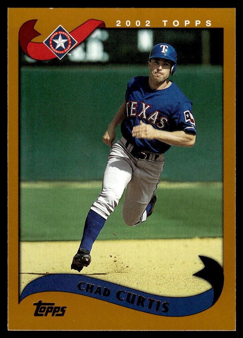 2002 Topps Baseball Card Chad Curtis #54 On Kronozio