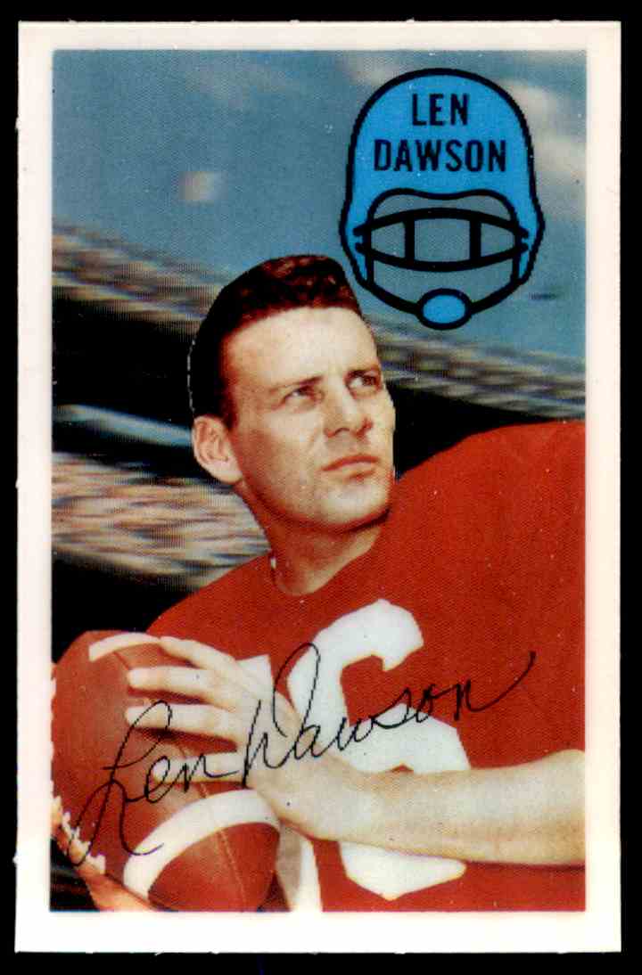 1970 Kellogg's Football Len Dawson 6 on Kronozio