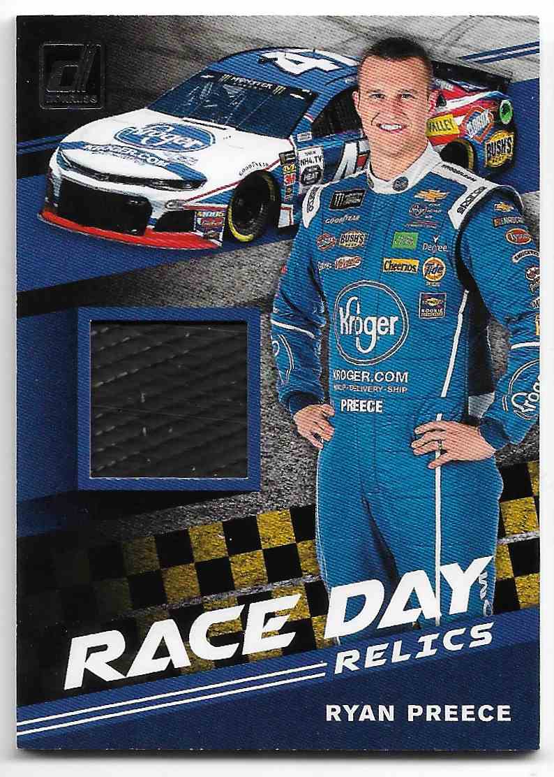 2020 Panini Donruss Racing Race Day Relics Ryan Preece #RD-RP