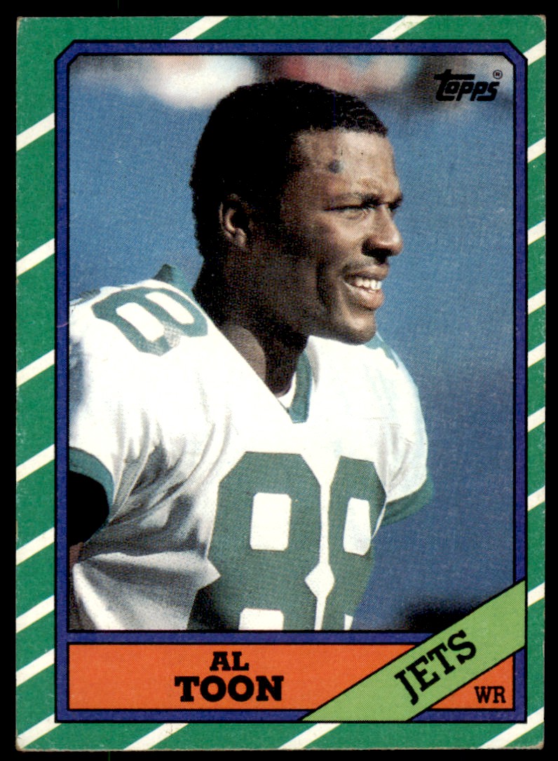 1986 Topps Football Al Toon #101