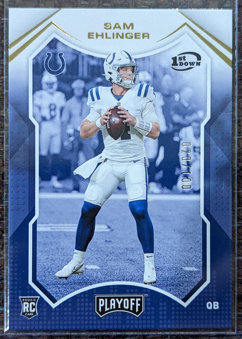 Sam Ehlinger Pff 2021 Panini Playoff Sam Ehlinger #300 on Kronozio
