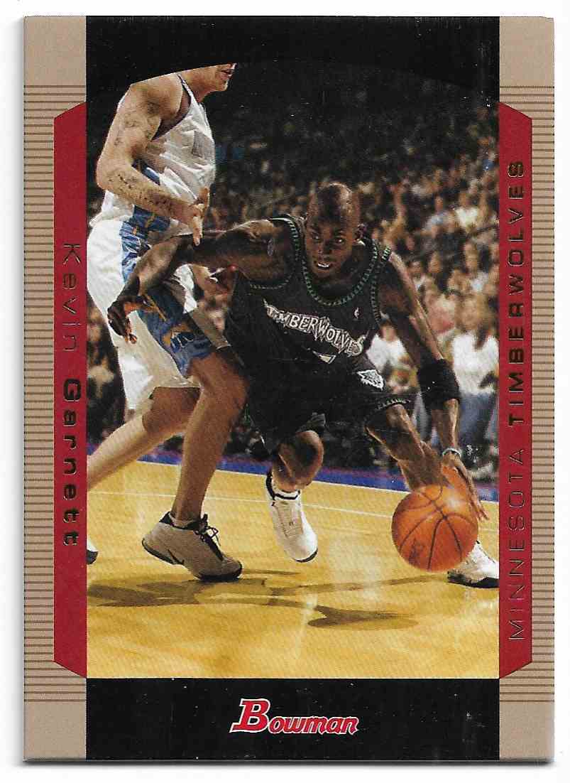2004-05 Bowman Draft Picks & Prospects Kevin Garnett #21