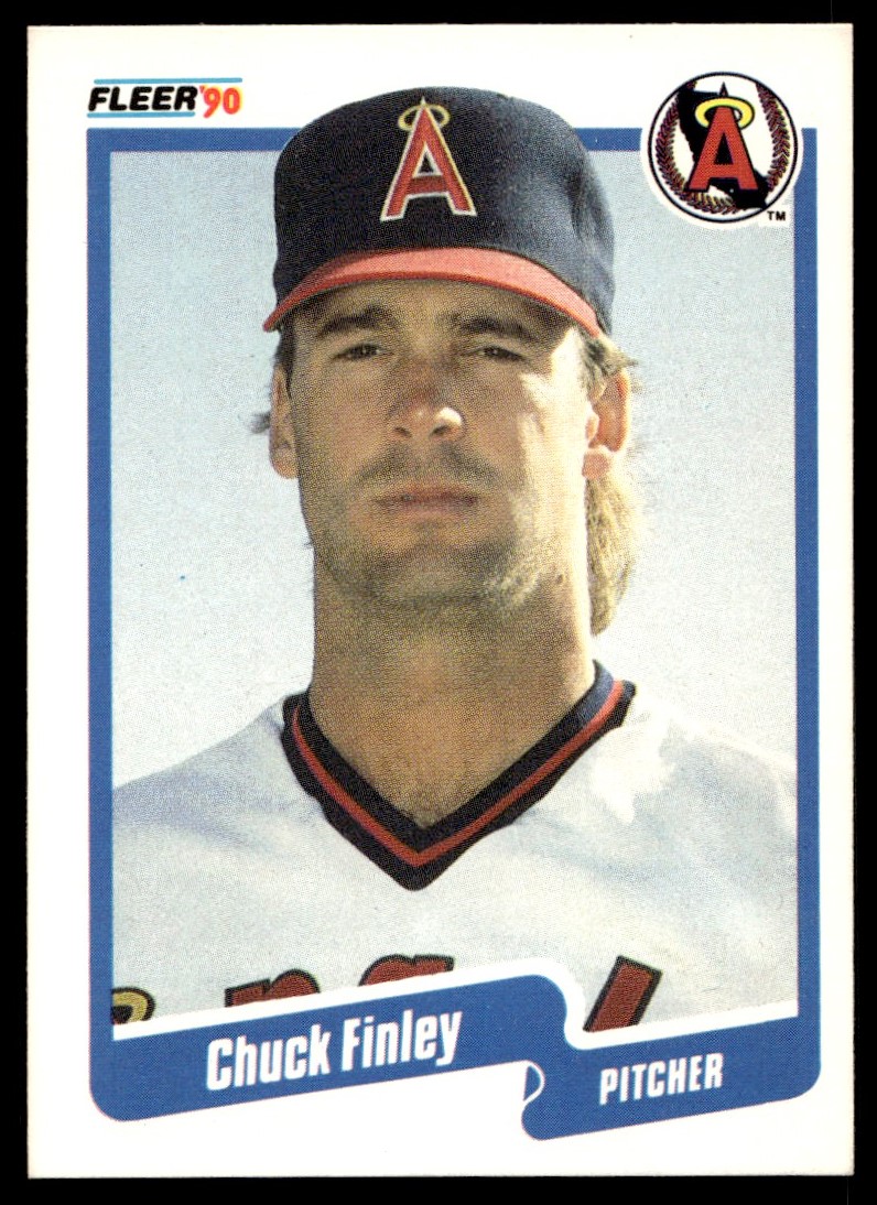 1990 Fleer Chuck Finley California Angels #132 | eBay