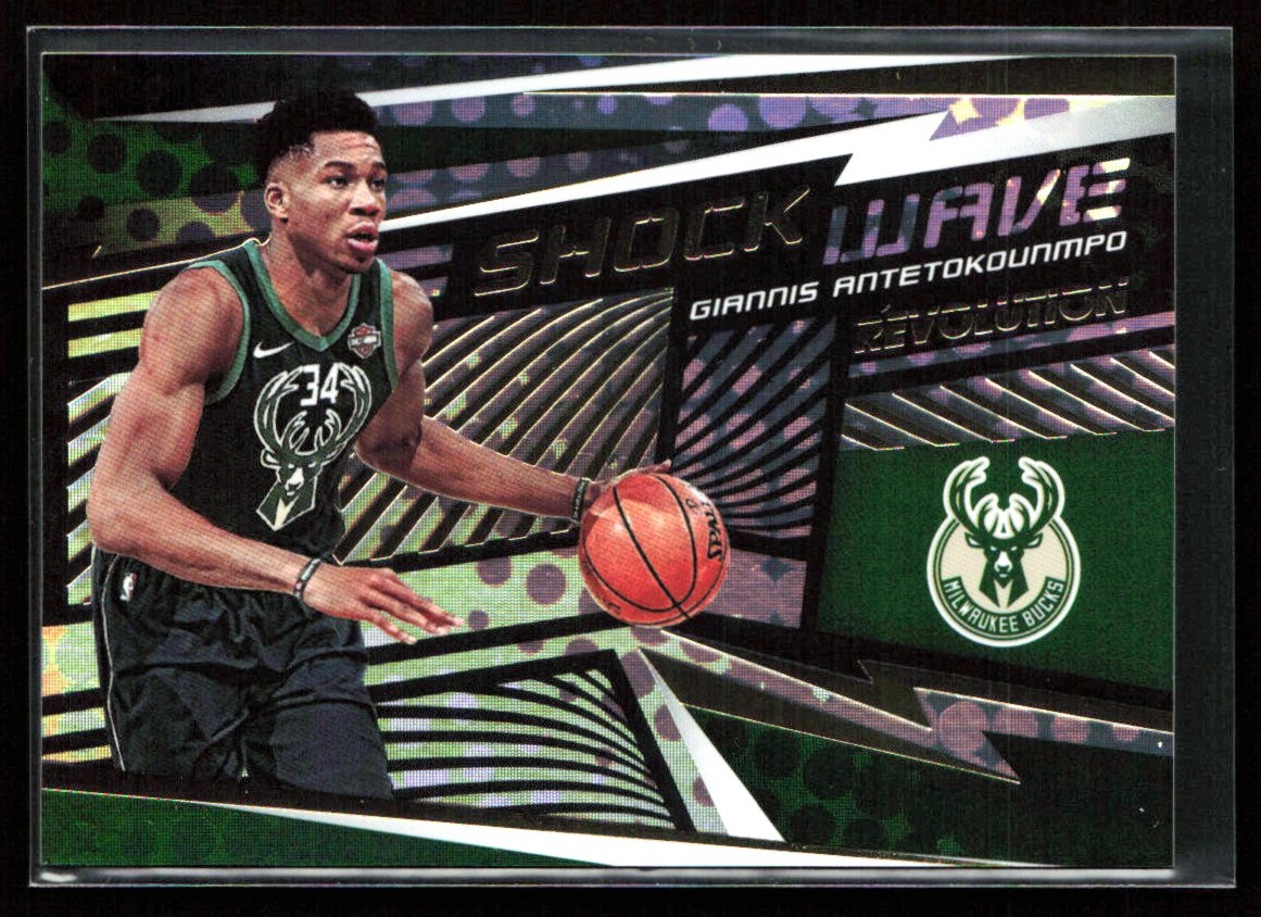 その他 GIANNIS ANTETOKOUNMPO Giannis Antetokounmpo 2019-20 Panini Revolution Shock Wave