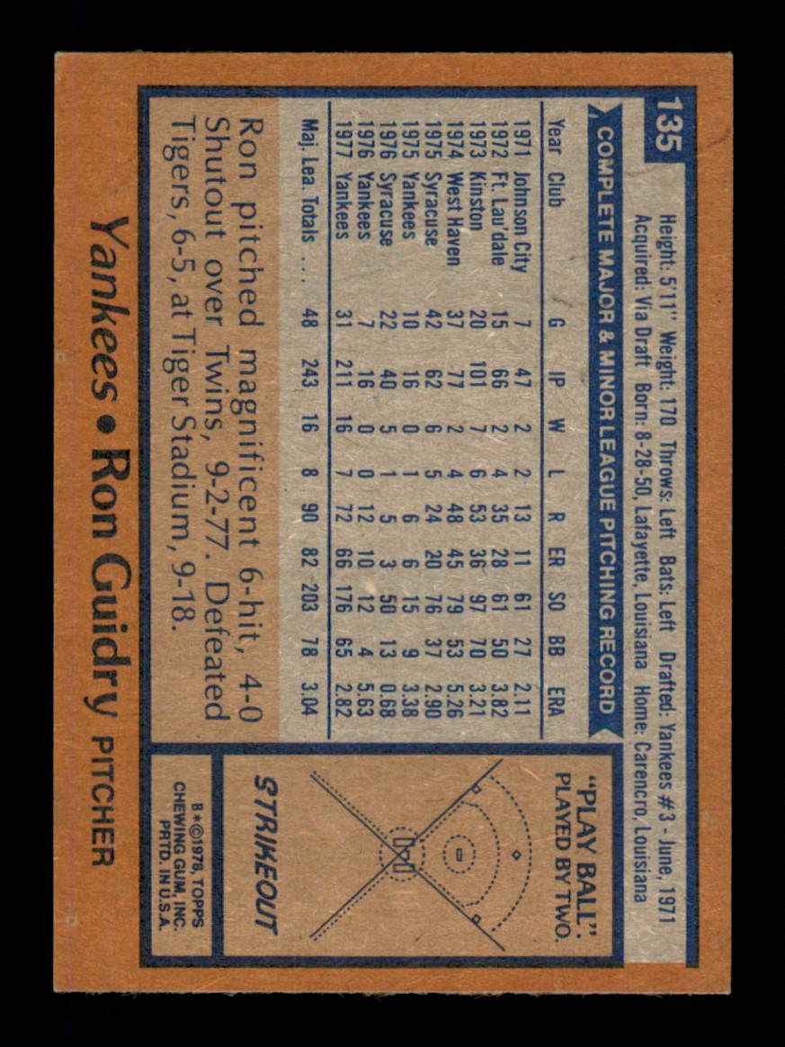 Topps Baseball #1-250 1978 - TÚ ELIGES - Completa tu conjunto - Imagen 270 de 499