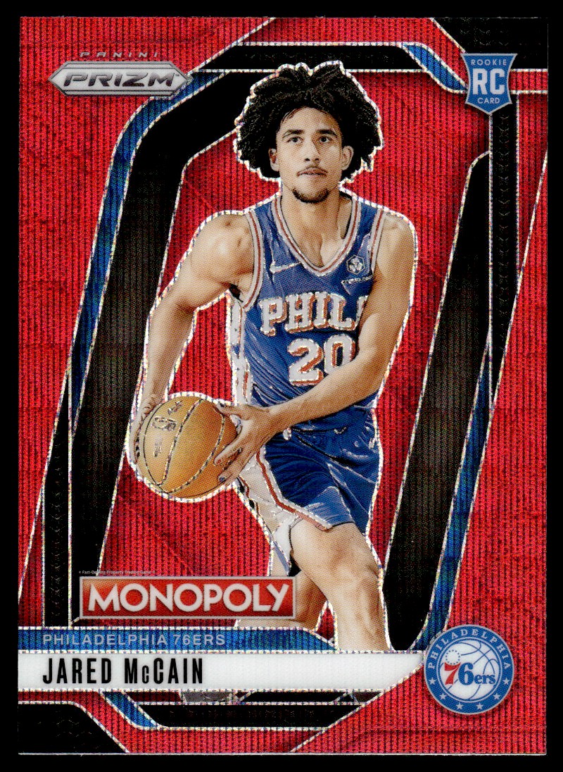 2024-25 Panini Prizm Monopoly Red Wave Jared McCain Rookie