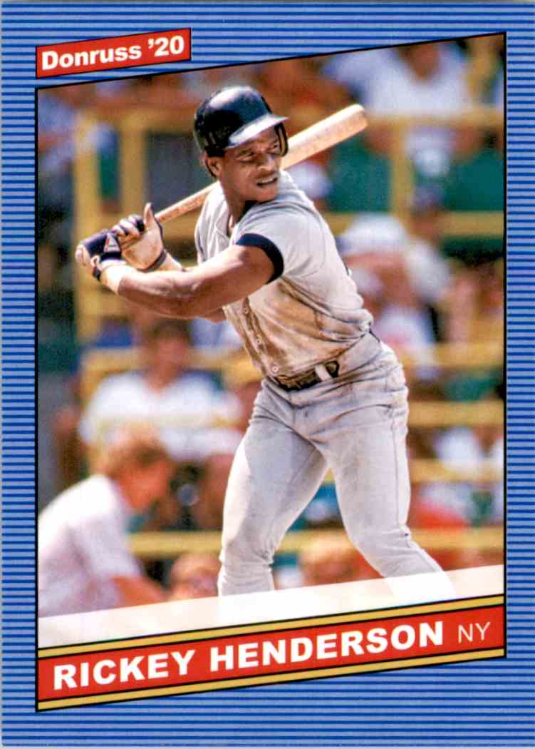 2020 Donruss Rickey Henderson #219