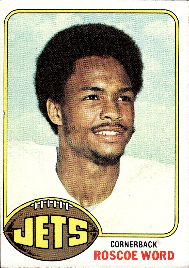 1976 Topps Roscoe Word Rookie New York Jets #488 | eBay