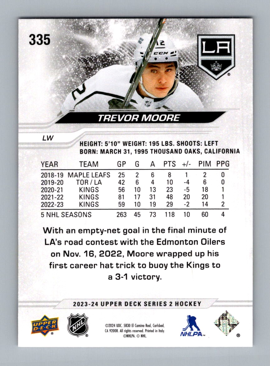 2008-09 Upper Deck Keith Ballard #335 card back image