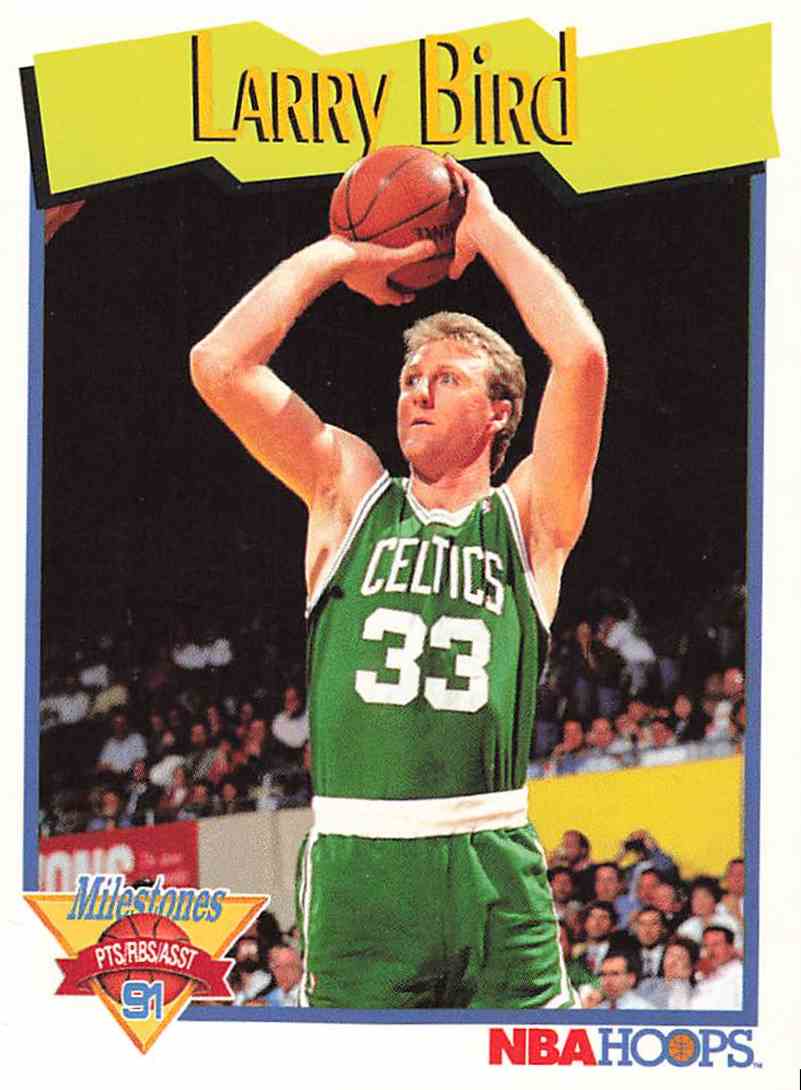 1991-92 NBA Hoops Larry Bird Hof #314 on Kronozio