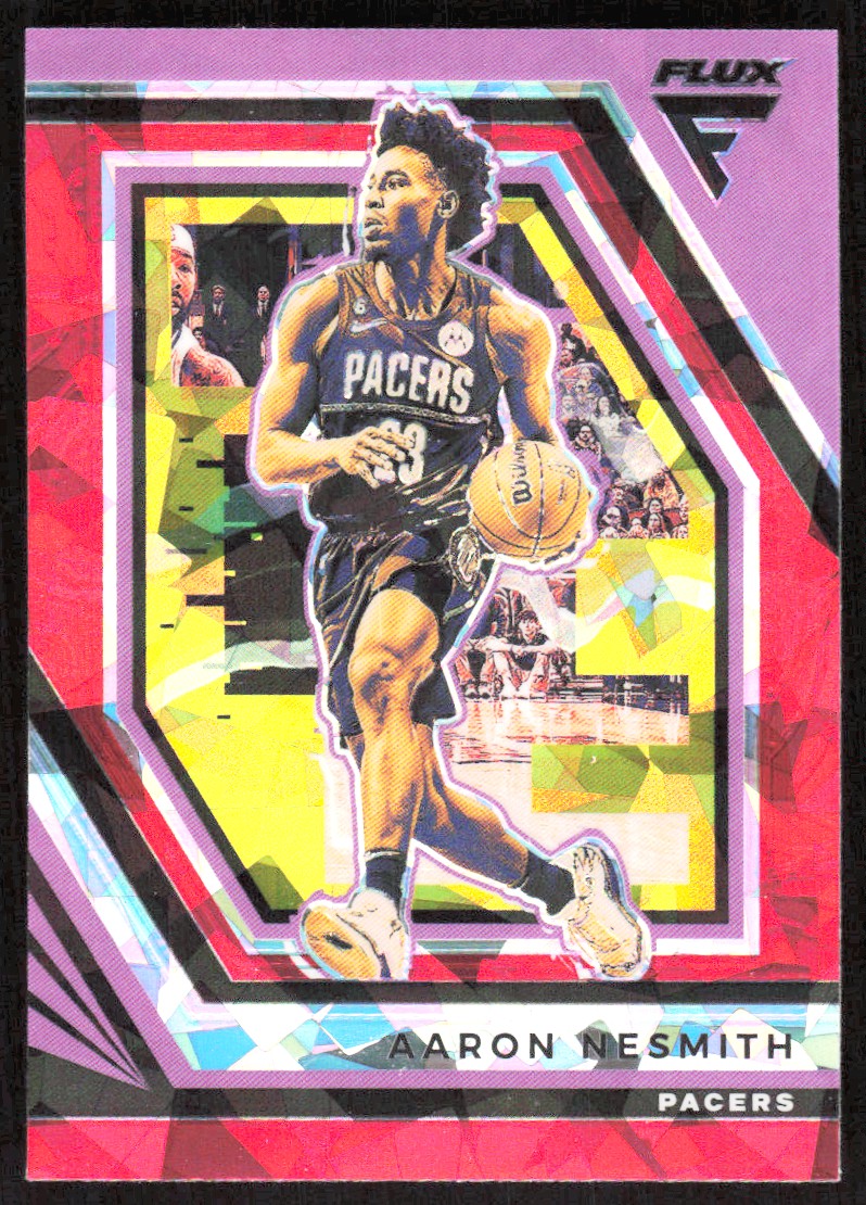 ネスミス フリスビー 2022-23 8677B Panini Flux RED ICE PRIZM Aaron Nesmith Indiana