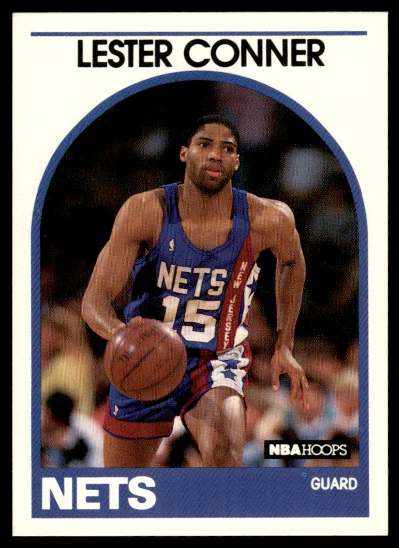 1989-90 NBA Hoops #222 Lester Conner Rookie New Jersey Nets | eBay