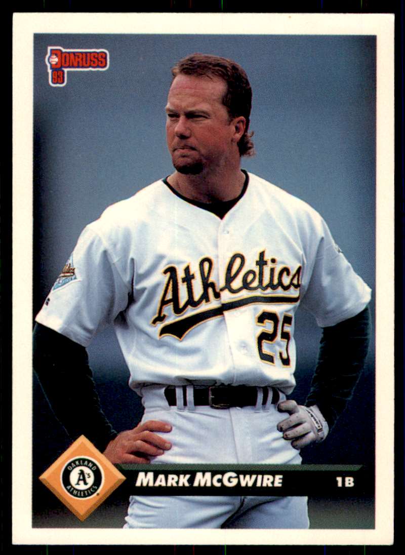 1992 Donruss Mark McGwire Oakland Athletics 479 eBay
