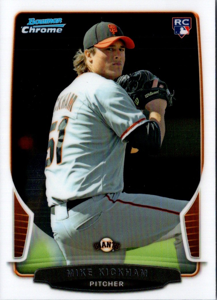 2013 Bowman Draft Picks & Prospects Chrome Mike Kickham #13