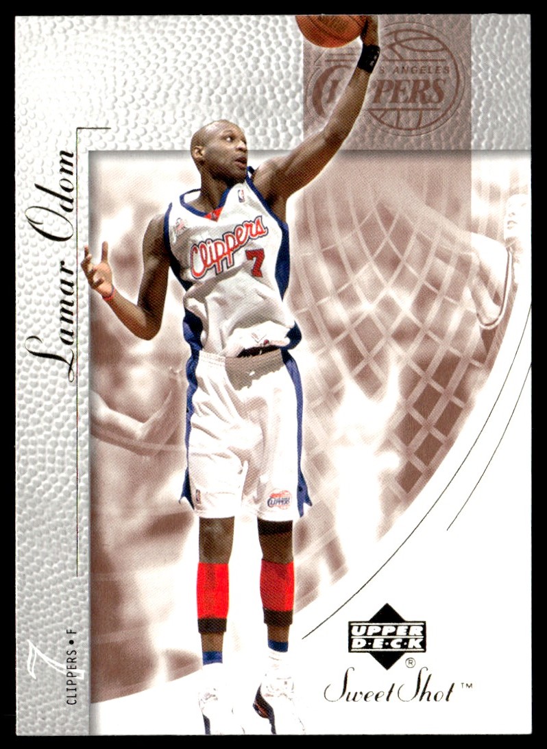 2002-03 Upper Deck Sweet Shot Lamar Odom Los Angeles Clippers #32 