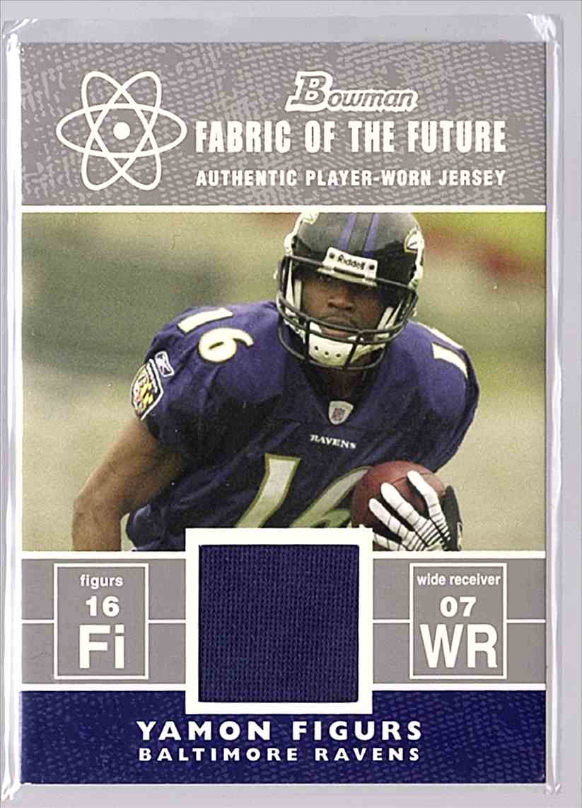 2007 Bowman Fabric Of The Future Yamon Figurs #FF-YF card front image