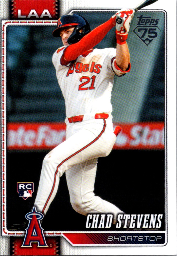 2026 Topps75th Anniversary Series 1 Chad Stevens Rookie Los