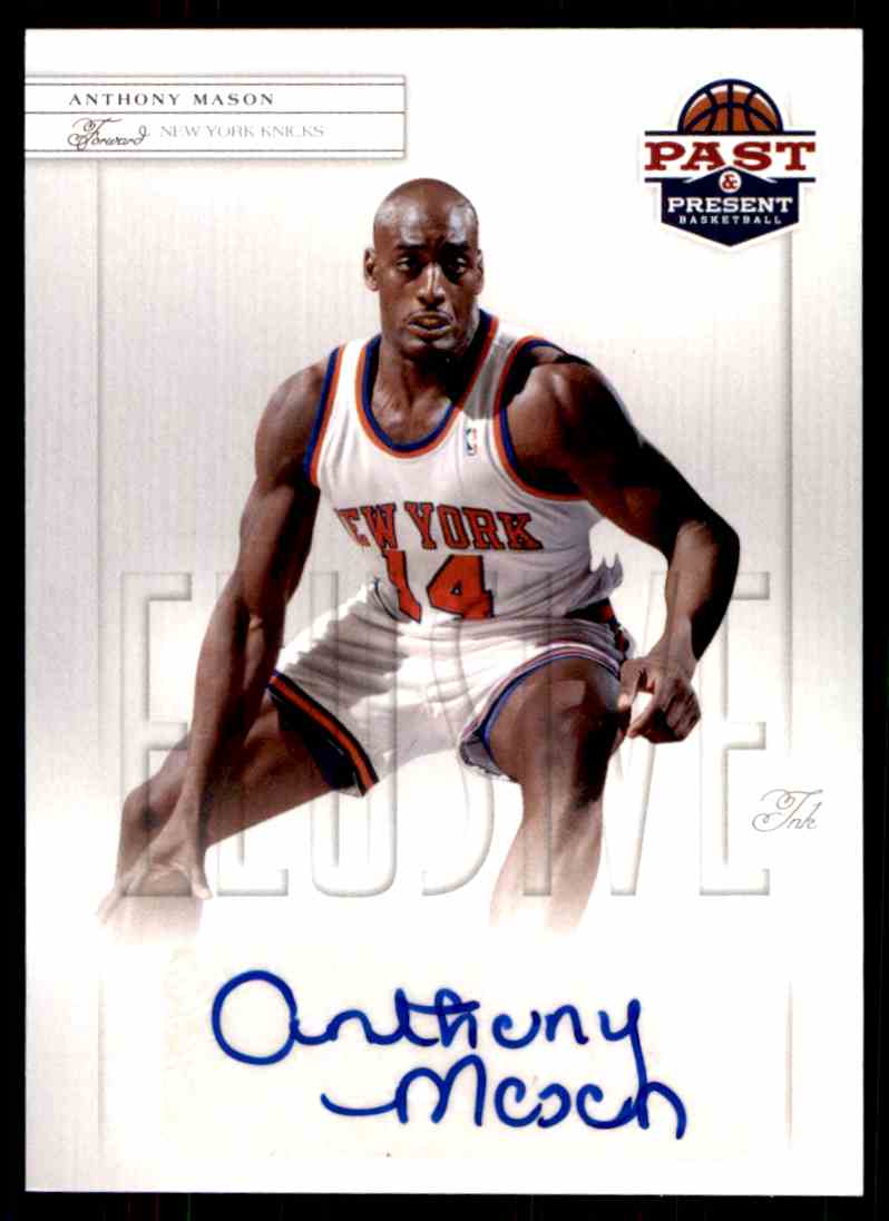 2012-13 Panini Past Present Anthony Mason