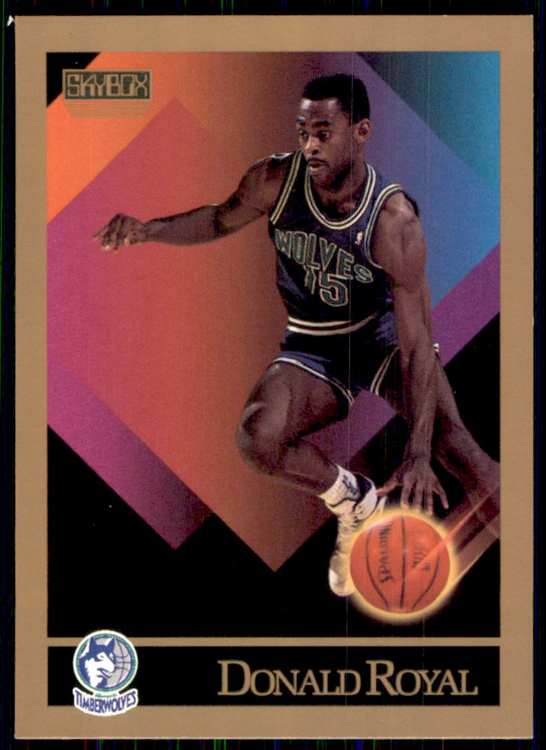 1990-91 SkyBox Donald Royal RC Minnesota Timberwolves #174 | eBay