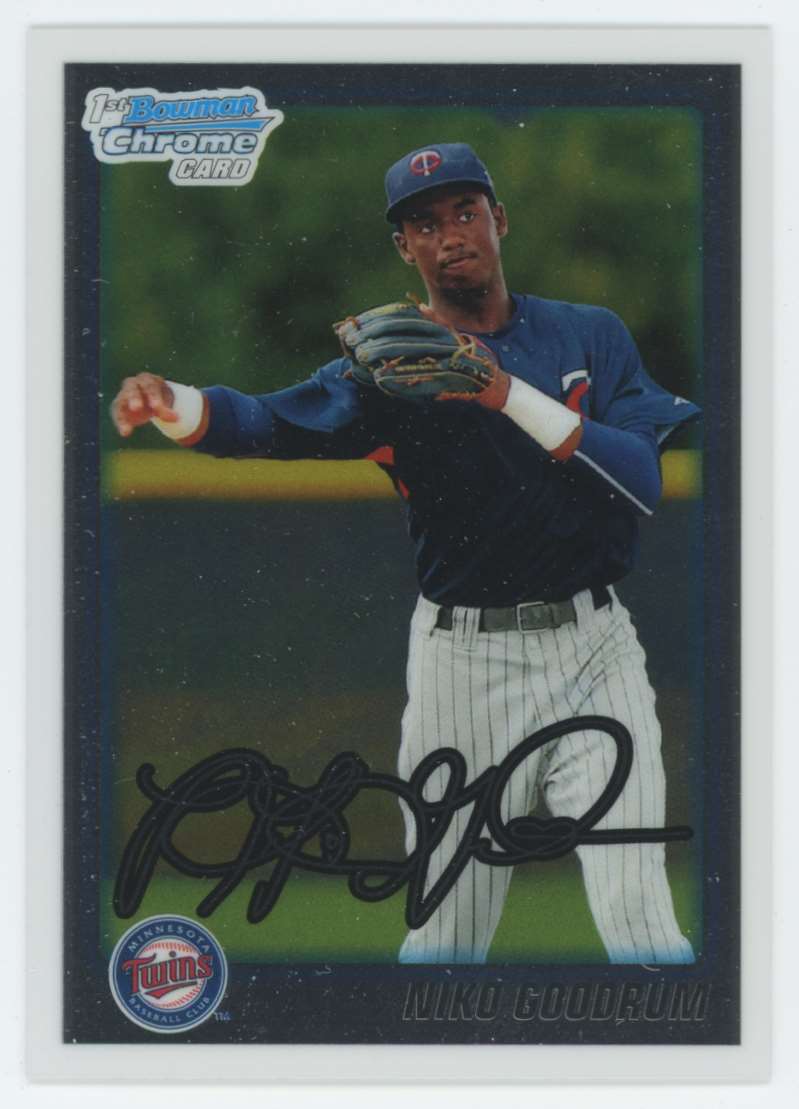 2010 Bowman Draft Picks & Prospects Chrome Niko Goodrum #BDPP33