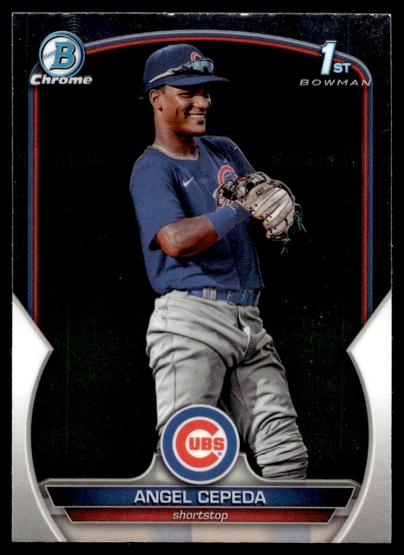 2023 Bowman Chrome Prospects Angel Cepeda #BCP-205