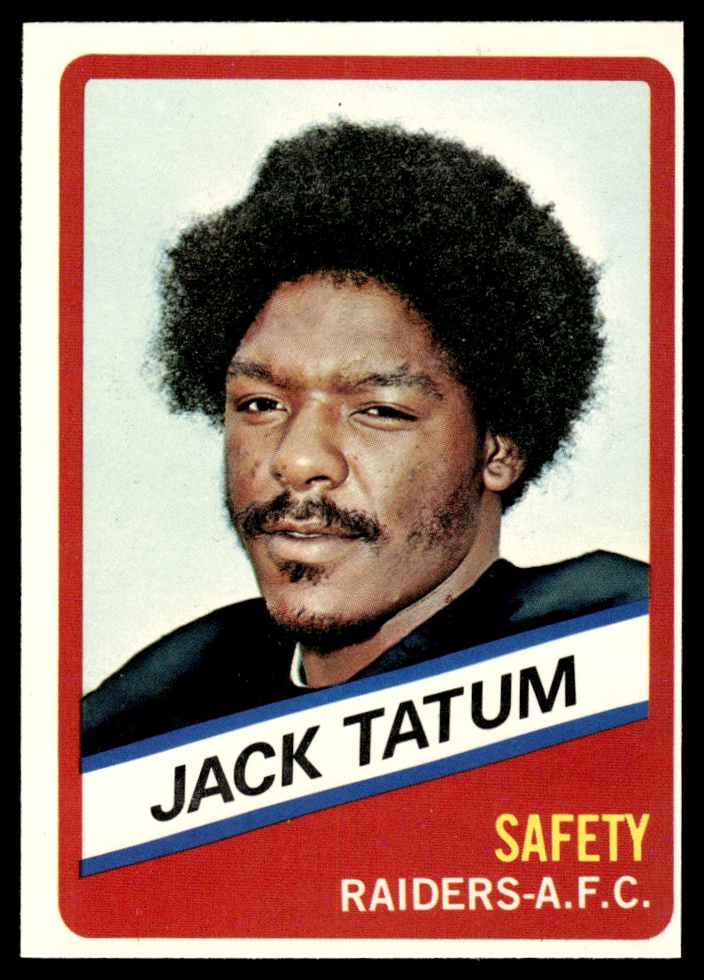 1976 Wonder Bread Football Card Jack Tatum 20 on Kronozio