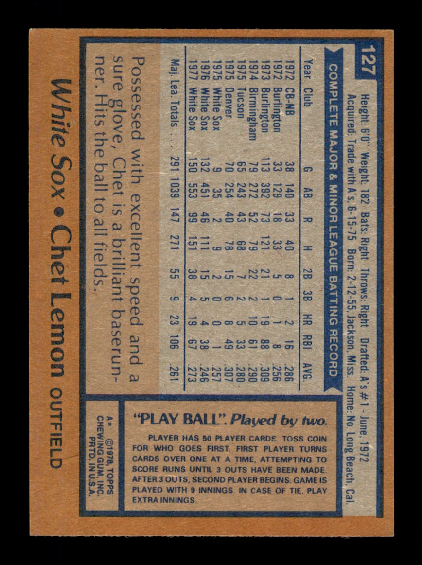 Topps Baseball #1-250 1978 - TÚ ELIGES - Completa tu conjunto - Imagen 254 de 499