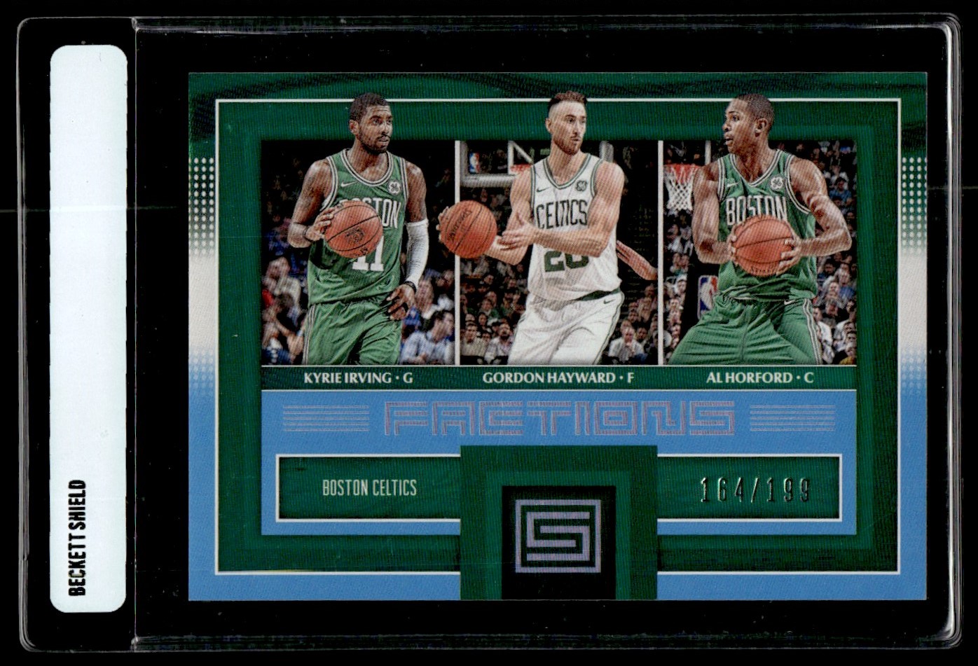 AL HORFORD/GORDON HAYWARD/KYRIE IRVING 2017-18 PANINI STATUS
