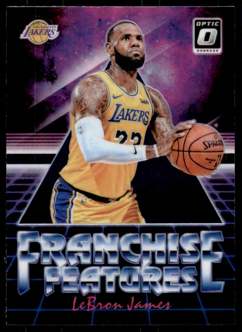 2018-19 Donruss Optic Franchise Features #6 LeBron James Los Angeles Lakers Basketball Card