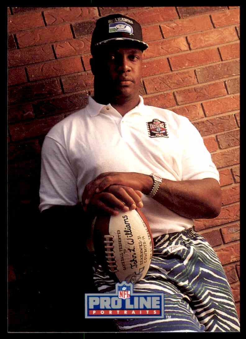 1992 NFL Proline Pro Set John L. Williams #407
