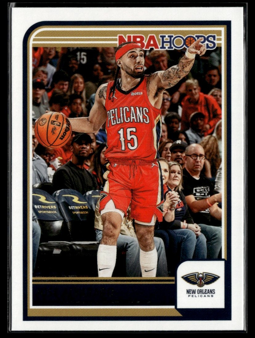 2023-24 Panini NBA Hoops BASE Jose Alvarado New Orleans Pelicans