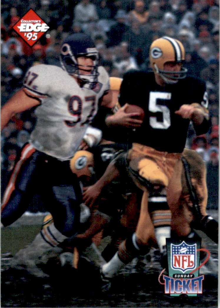 1995 Collector's Edge TimeWarp Sunday Ticket Football Cards Paul Hornung/Chris Zorich #1 card front image