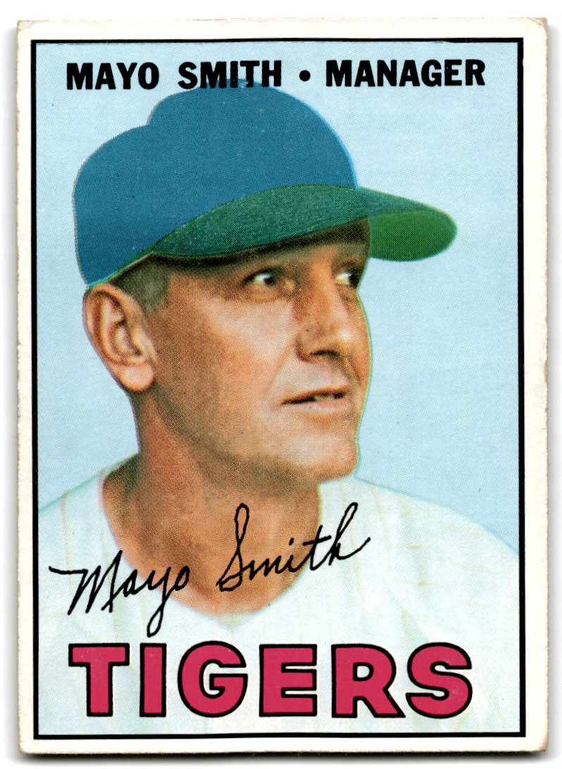 まかページ 1967 Topps Mayo Smith Detroit Tigers #321 | eBay