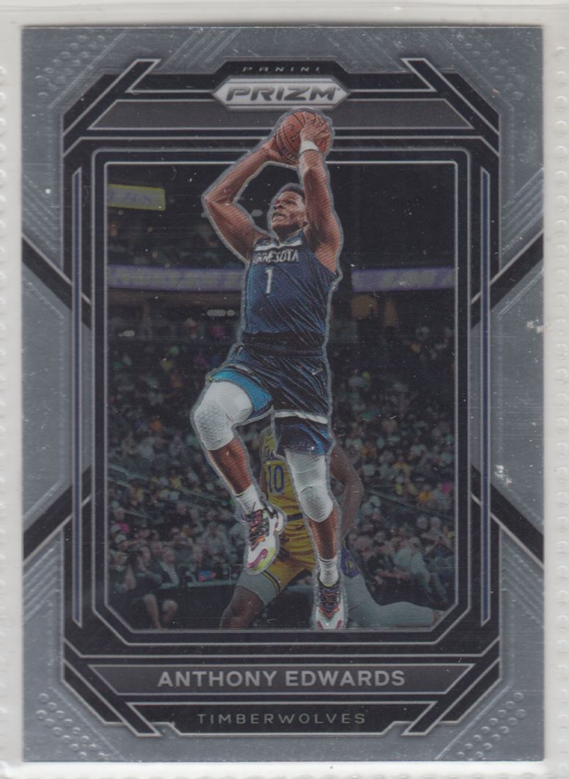 Anthony Edwards – Minnesota Timberwolves 2021-22 Panini Prizm Orange C –