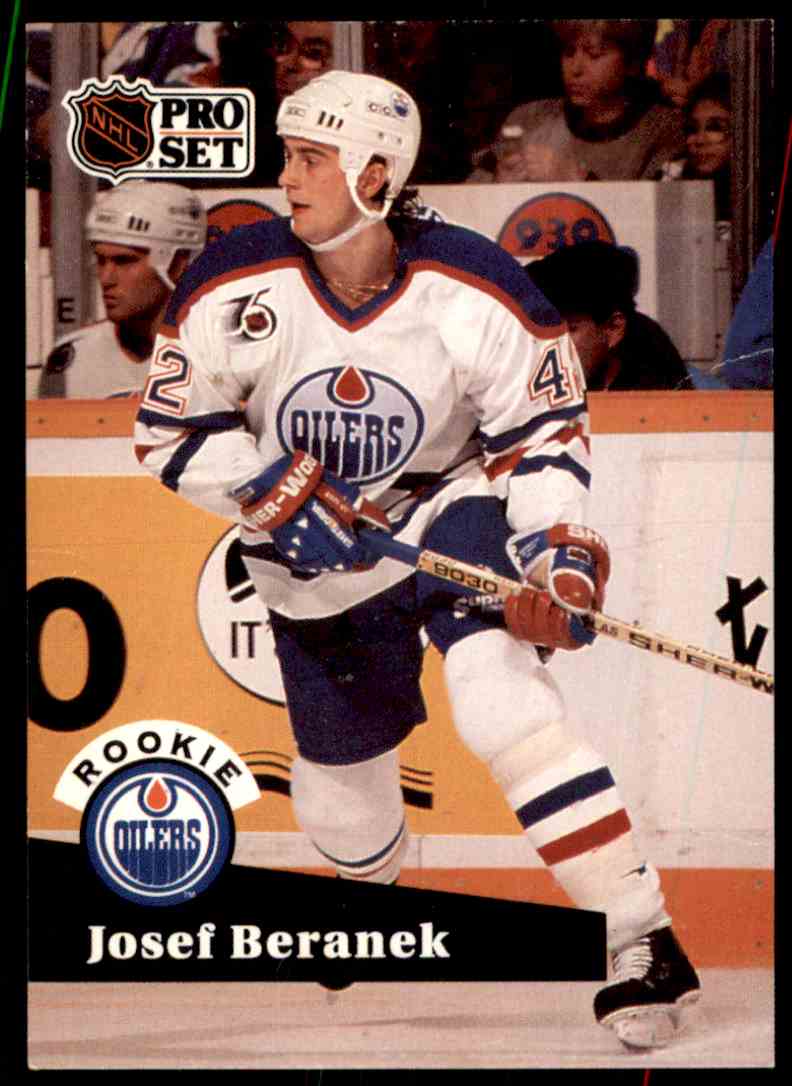 1991-92 Pro Set Hockey NHL Josef Beranek #534