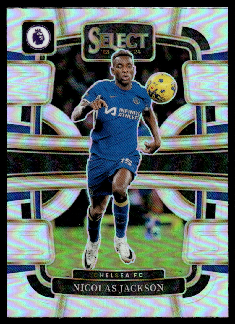 激レア コリンシアン プロスターズ セレブプラチナム コール チェルシー 2023 Panini Select EPL Silver Prizm Nicolas Jackson Chelsea FC #31