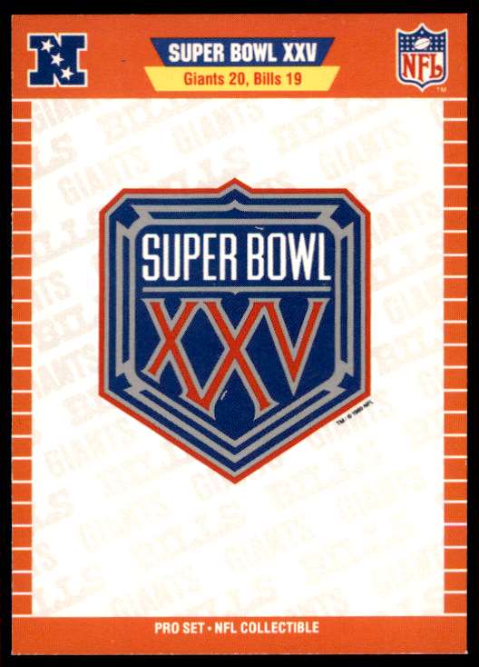 1991 Pro Set Super Bowl XXV #XXV on Kronozio