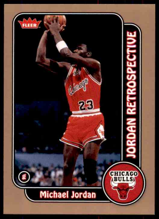 2008-09 Fleer Retrospective Michael Jordan Bulls #MJ2 *Noles2148 Cs 10 ...