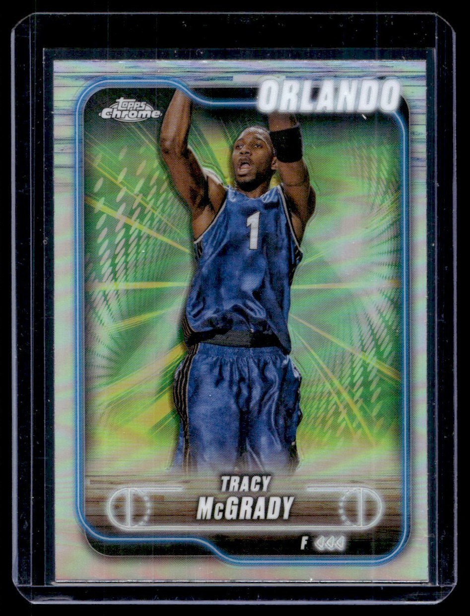 2024-25 Topps Chrome Refractor Tracy McGrady Orlando Magic #42 | eBay