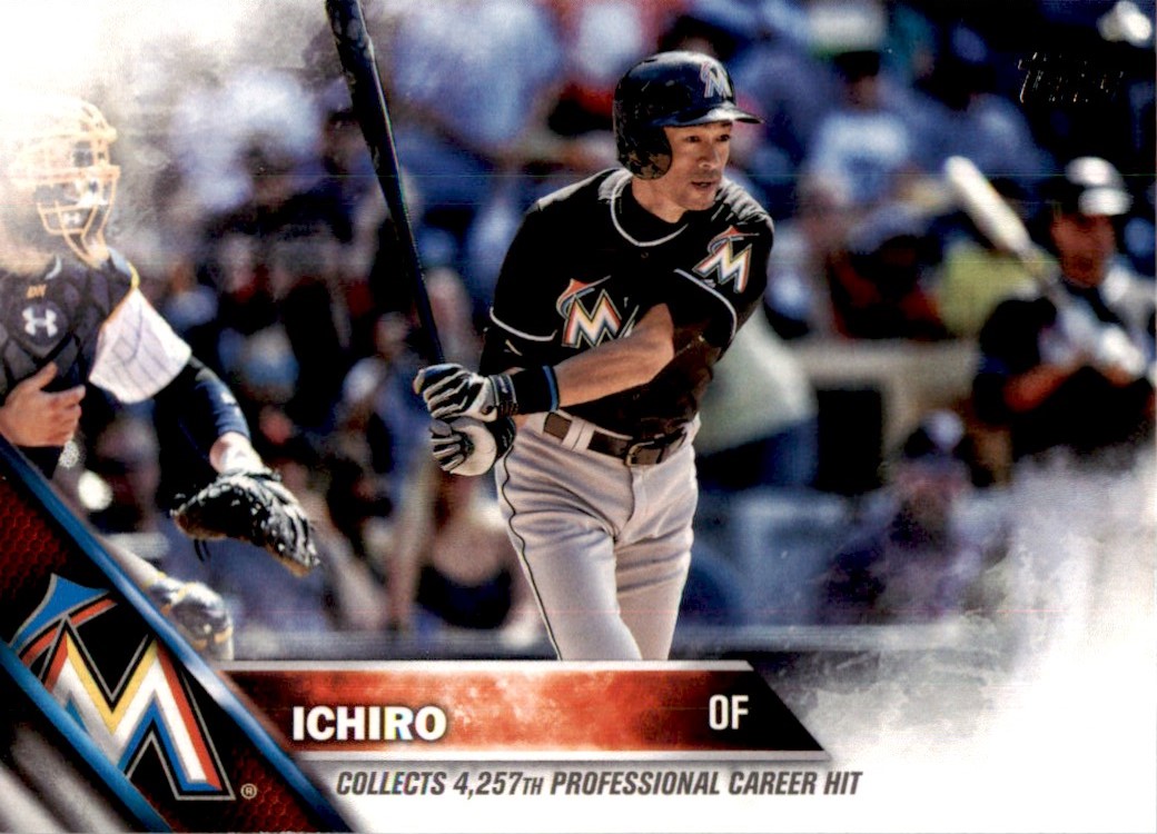 2016 Topps Ichiro イチロー ロゴピン メダリオン マリナーズ Ichiro 2016 Topps Baseball Chasing 3K Seattle Mariners #3000