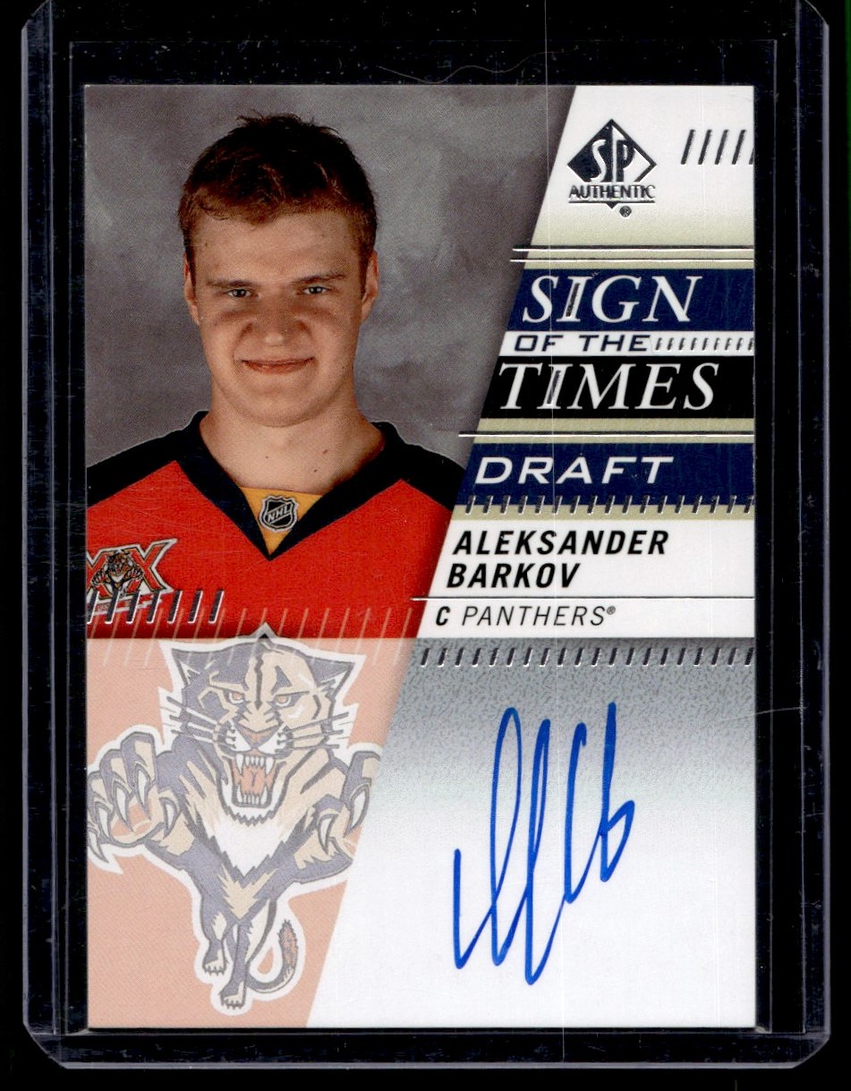 2019-20 SP Authentic Sign of the Times Draft Autograph Aleksander