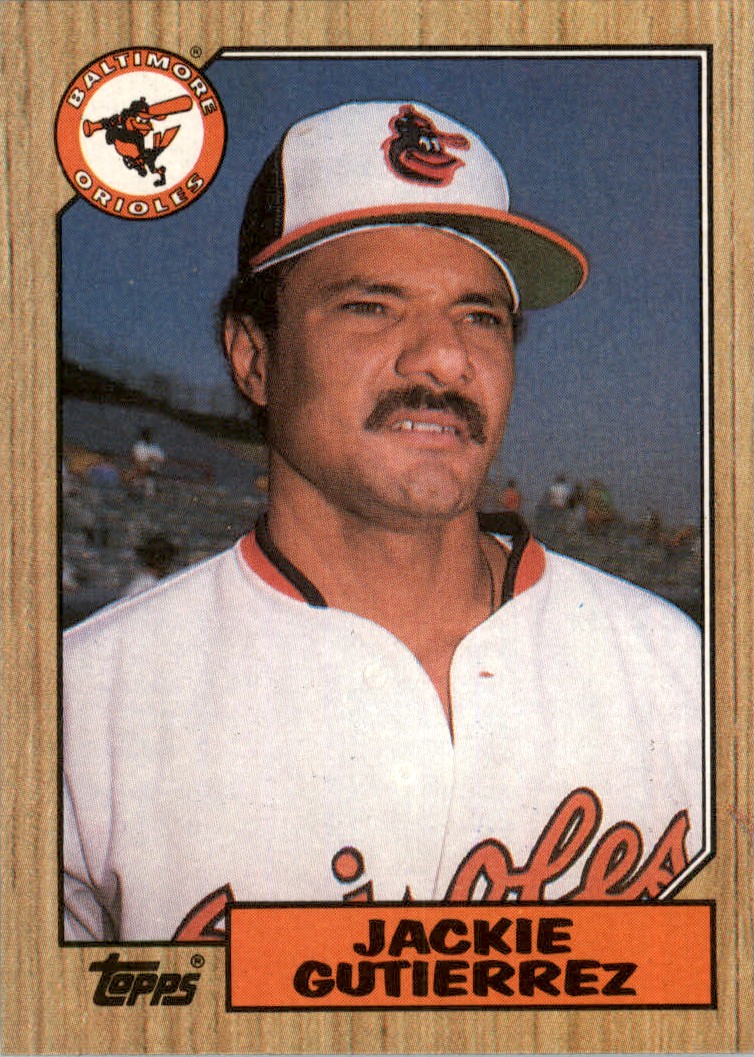 1987　BASEBALL CARD No.276 1987 Topps MLB Jackie Gutierrez #276 | eBay