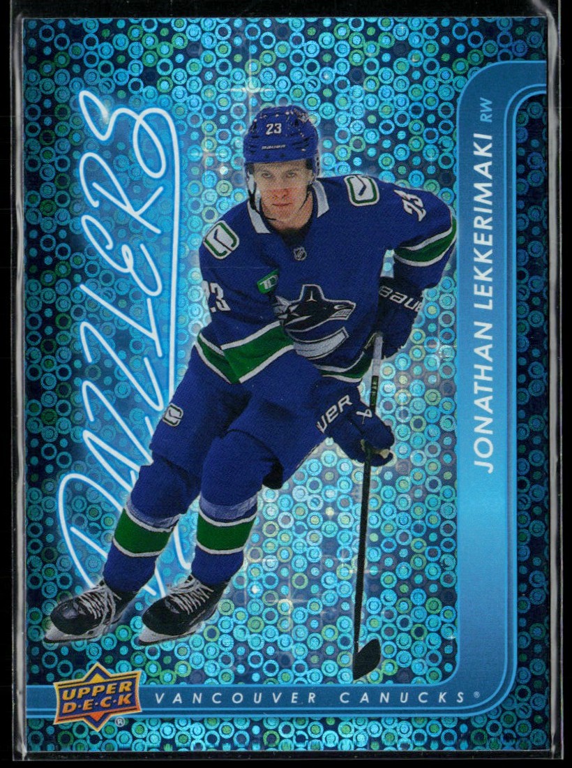 2024-25 Upper Deck Dazzlers Blue #DZ-112 Jonathan Lekkerimaki RC