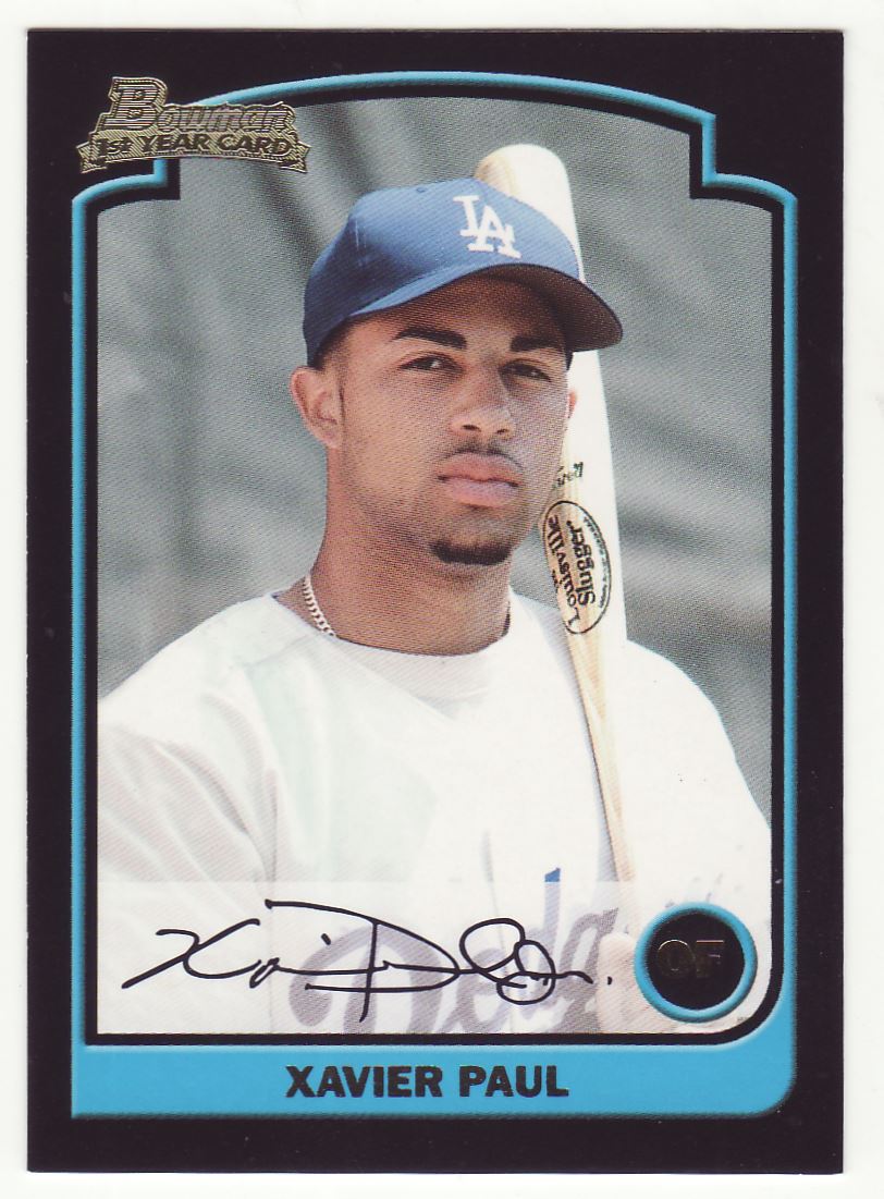2003 Bowman Draft Picks & Prospects Xavier Paul #BDP77
