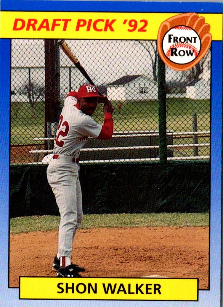 1992 Front Row Draft Picks Shon Walker #74