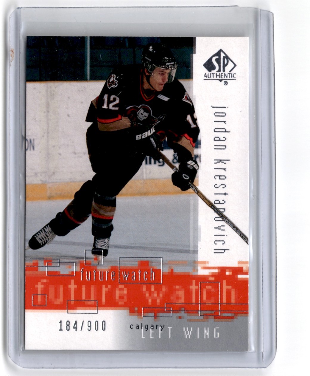 2000-01 SP Authentic Future Watch Jordan Krestanovich #131