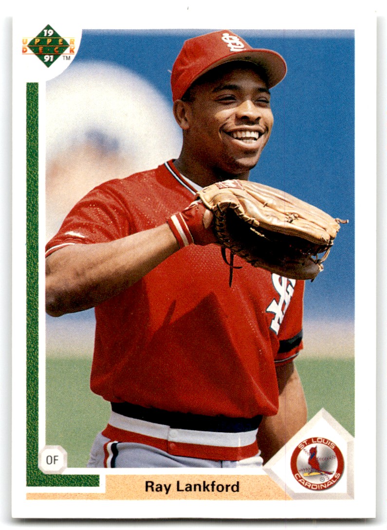 1991 UPPER DECK RAY LANKFORD ST. LOUIS CARDINALS #346 | eBay