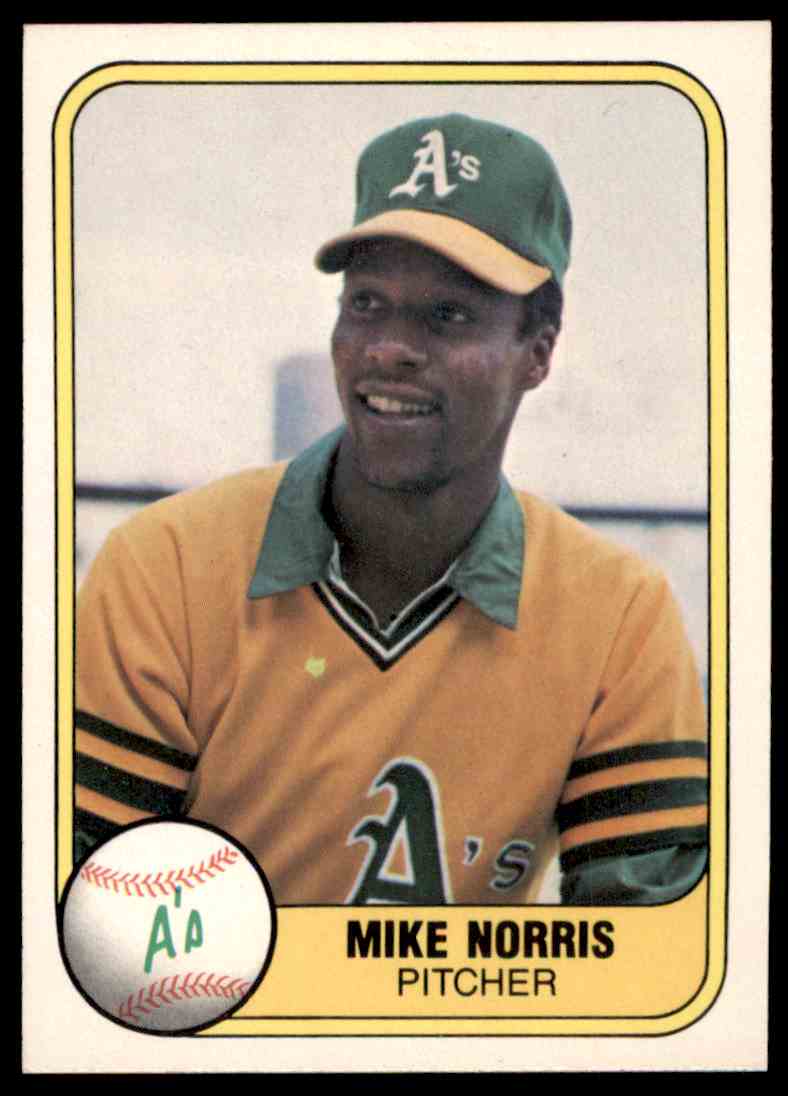 1981 Fleer MLB Baseball Mike Norris #573